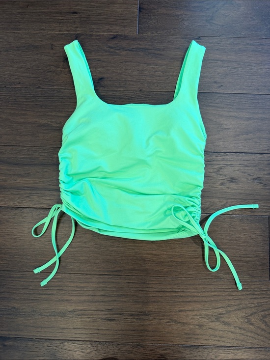 Fabletics Tops - Fabletics Rouched Built-In Bra Tank Size XXS Neon Green NWT - C53-053